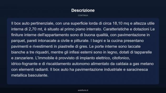 Immobile in asta di 147 m² con più di 5 locali e box auto in vendita a Lucera - Foto 12