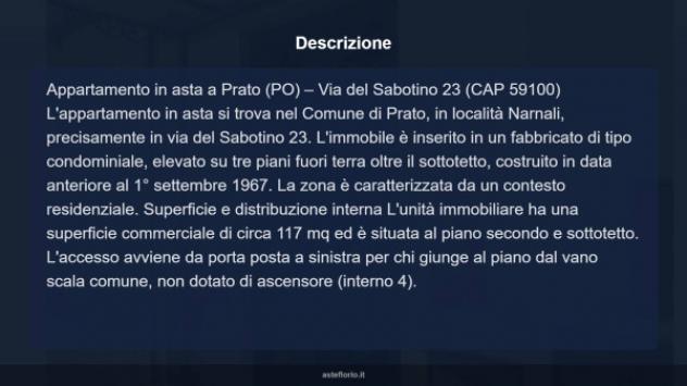 Immobile in asta di 117 m² con più di 5 locali in vendita a Prato - Foto 17