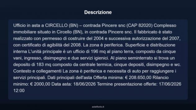 Immobile in asta di 379 m² in vendita a Circello - Foto 3