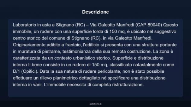 Immobile in asta di 150 m² in vendita a Stignano - Foto 4