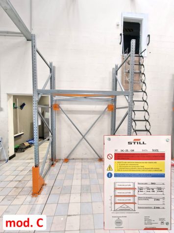 scaffalature porta pallet robuste usate - Foto 3