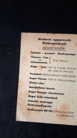 cartolina pubblicitaria fiera milano antica vintage anni 40 1949 buono stato - Foto 4