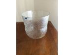 VASO vintage finlandese di vetro goffrato