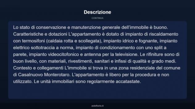 Immobile in asta di 92 m², box auto in vendita a Casalnuovo Monterotaro - Foto 16