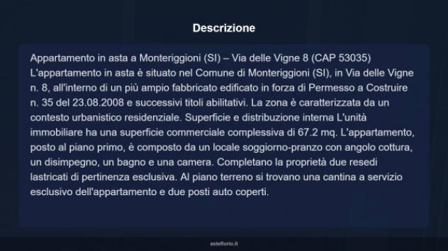 Immobile in asta di 67 m², box auto in vendita a Monteriggioni - Foto 12