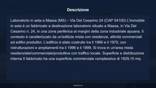 Immobile in asta di 1929 m² in vendita a Massa - Foto 7