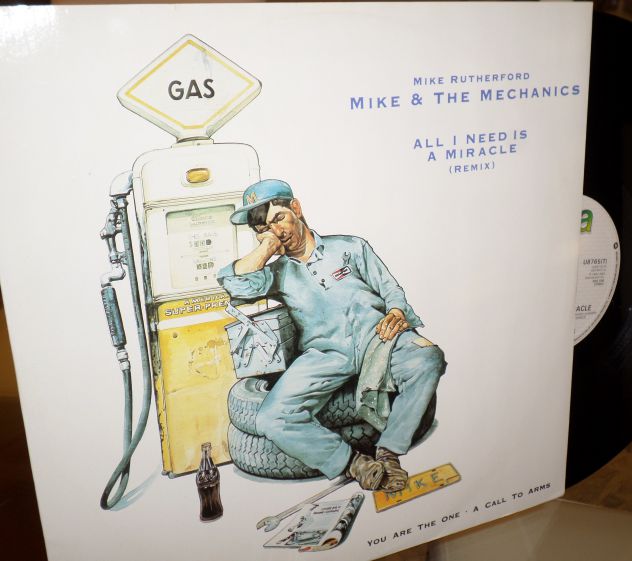 MIKE & THE MECHANICS (Genesis) All I need is a miracle - 12'' / MAX 45 giri 1986