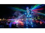 Robot Luminosi Laser Show Trampoliere Robot LED
