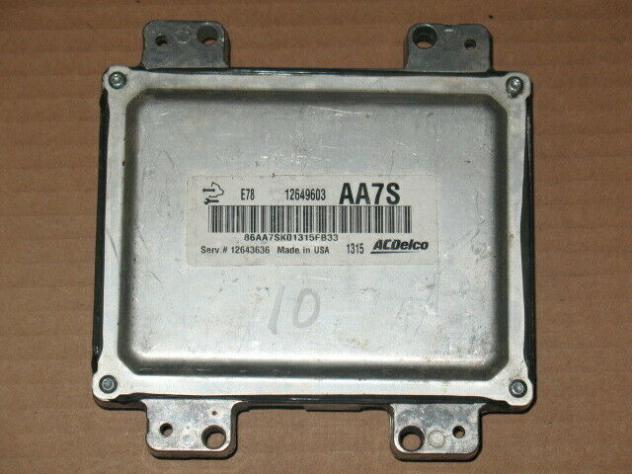 12649603 ECU CHEVROLET VOLT 12649603 12643636 E78 ECU AA7S - Foto 3