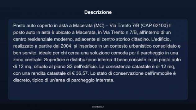 Immobile in asta di 12 m² in vendita a Macerata - Foto 9