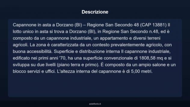 Immobile in asta di 1808 m² in vendita a Dorzano - Foto 4