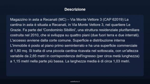 Immobile in asta di 1 m² in vendita a Recanati - Foto 10