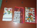 3 Strofinacci Canovacci Cucina Lino e Cotone Disney - Proverbio Irlandese - Foca
