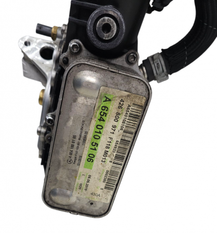 FILTRO OLIO COMPLETO DI SCAMBIATORE ACQUA/OLIO MERCEDES GLB Serie (X247) A6541806100 654920 Diesel 2000 (19) - Foto 4