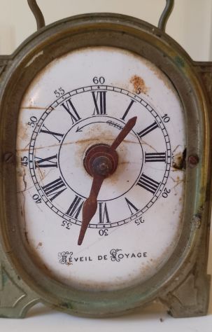Splendido e raro esemplare di "Réveil de Voyage" (sveglia da viaggio) fine 800 - Foto 7