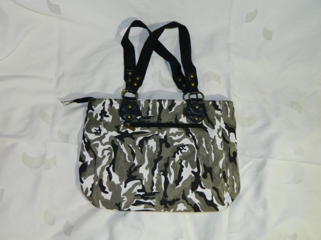 Borsa tote militare in cotone - Foto 4