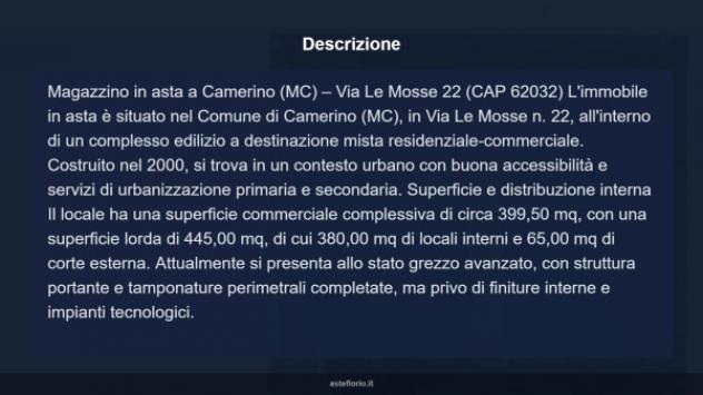 Immobile in asta di 399 m² in vendita a Camerino - Foto 7