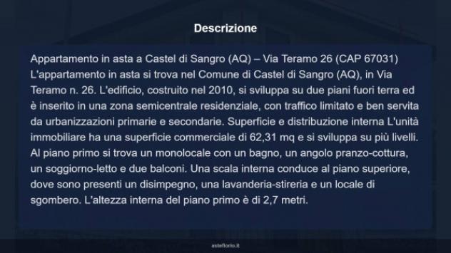 Immobile in asta di 62 m² in vendita a Castel di Sangro - Foto 14