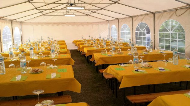 MM Italia Linea Mara Tendoni,Gazebo 6 x 10  Pvc Ignifugo uso Pubblico - Foto 7