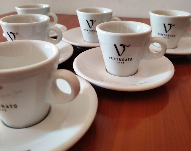 Servizio da caffè tazzine Venturato – 12 pezzi ceramica Bar Coffè Cup - Foto 5