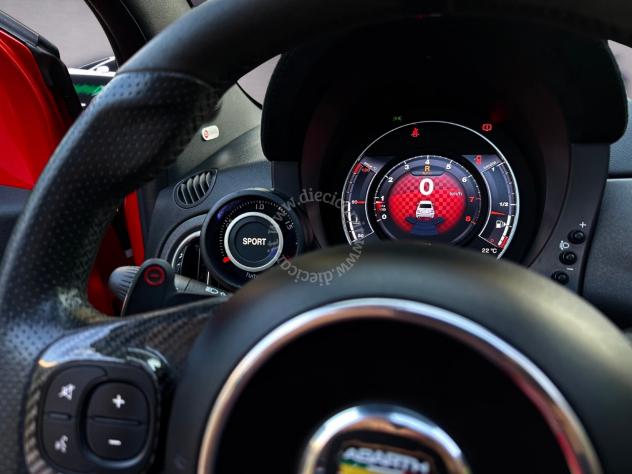 Abarth 595 1.4 Turbo T-Jet 180 CV MTA Competizione TETTO XENO PDC AUDIO BEATZ ANTIFURTO PELLE TAGLIANDI UFFICIALI - Foto 7