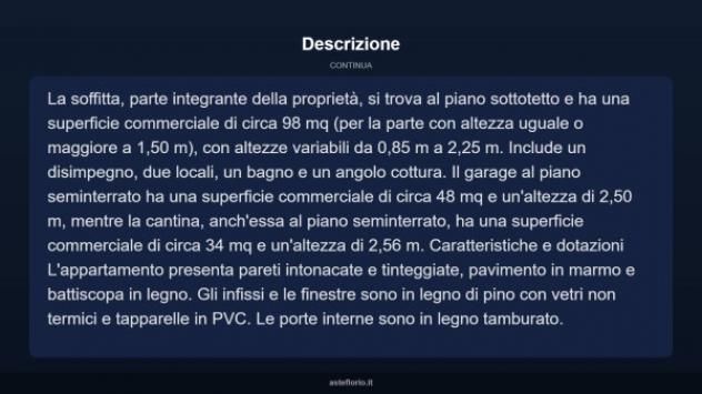 Immobile in asta di 175 m² con più di 5 locali e box auto in vendita a Gualdo Tadino - Foto 4