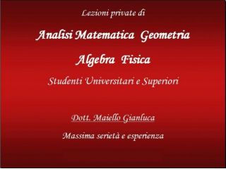 LEZIONI RIPETIZIONI di MATEMATICA FISICA GEOMETRIA ALGEBRA - PORTICI