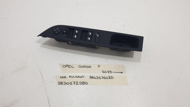 PULSANTIERA ANTERIORE SINISTRA OPEL Corsa F Serie 98421760ZD 9830172980 (19)