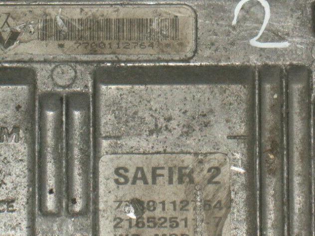 7700112764 ECU RENAULT CLIO 1.2 SAGEM 216525117 7700112764 HOM 7700868294 - Foto 2