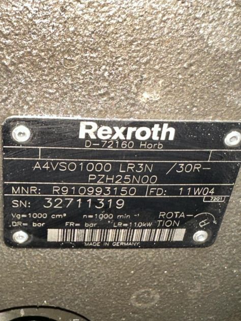 Pompa Rexroth A4VSO1000LR3N/30R-PZH25N00