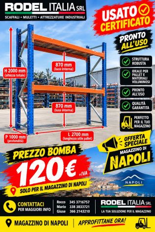 Scaffalatura industriale usata - Foto 2