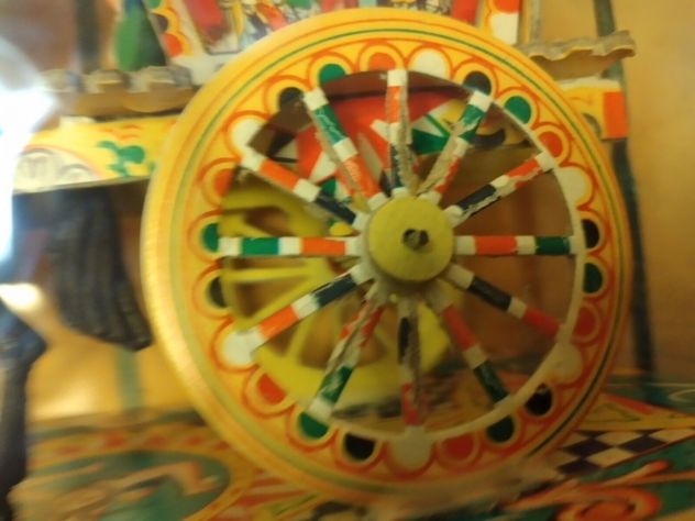 souvenir di sicilia - carrettino con scatola anni 60 - Foto 4