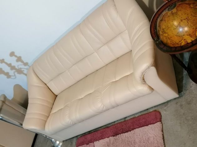 PRATICAMENTE NUOVO set divani in pelle CONSEGNA - Foto 7