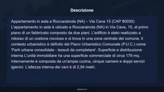 Immobile in asta di 179 m² con più di 5 locali in vendita a Roccarainola - Foto 17