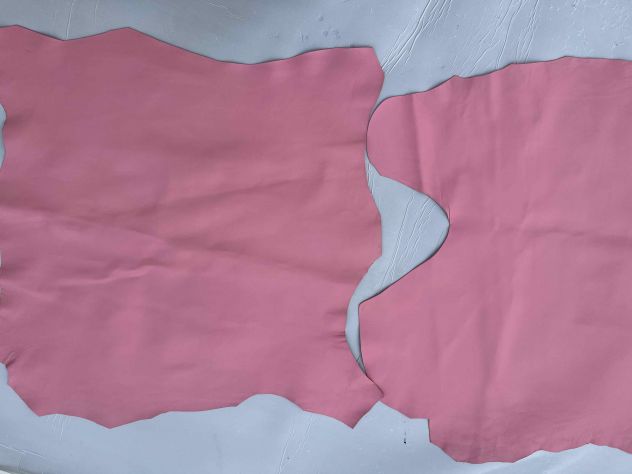 Pelle nappa rosa per artigianato - Foto 10