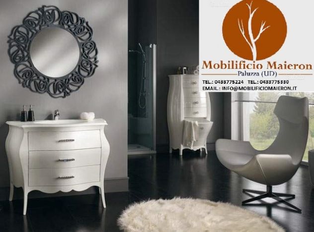 Mobile Bagno in Legno Completo Arredamenti Rustici Country Non Usati