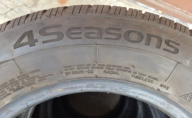 Pneumatici usati nr. 4 GT RADIAL 4 STAGIONI 195/65R15 91H DOT 13A - Foto 5