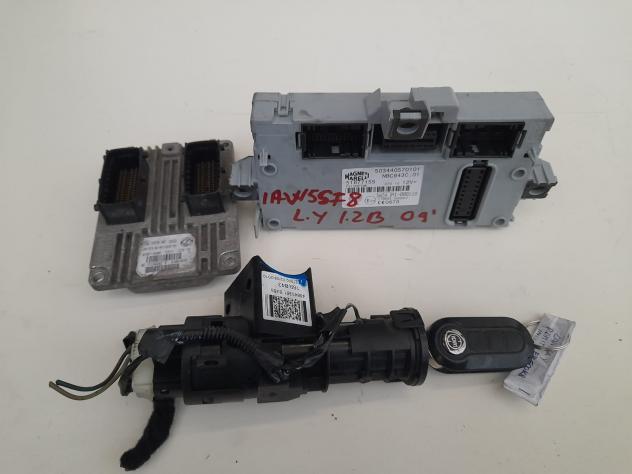 KIT CENTRALINA MOTORE LANCIA Ypsilon 2° Serie 1aw55f8 benzina 1.2 (0610)