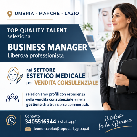 Business manager ESTETICA MEDICALE