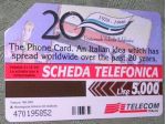 SCHEDA TELEFONICA ITALIA 3U