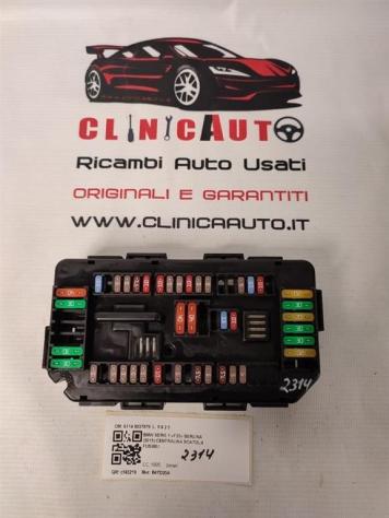 SCATOLA PORTA FUSIBILI BMW Serie 1 F20 6114 9337879 diesel 1995 (1119)