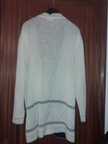 Cardigan donna Pennyblack made in Italy in maglia modello ampio - Foto 2