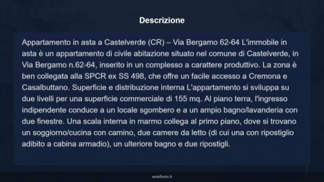 Immobile in asta di 155 m² in vendita a Castelverde - Foto 4