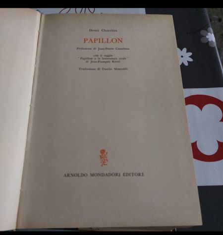 Papillon. Charriere Henri. Mondadori, 1972.