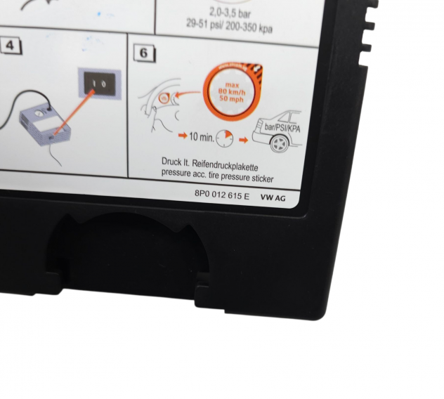 COMPRESSORE GONFIAGGIO RUOTE AUDI A5 Sportback Serie (F5A) 8P0012615E (16) - Foto 10