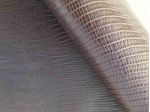 Stock pellame stampa lucertola colore cacao - PELLI 50