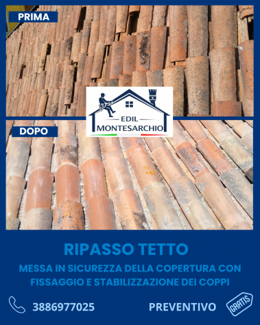 🏠Lavori edili senza ponteggi – Facciate, tetti e manutenzioni | Edil Montesarc