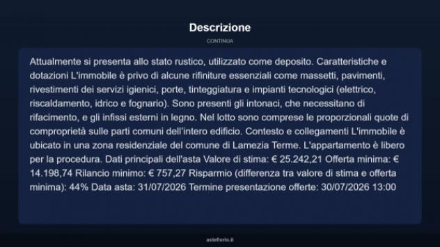 Immobile in asta di 139 m² con più di 5 locali in vendita a Lamezia Terme - Foto 16