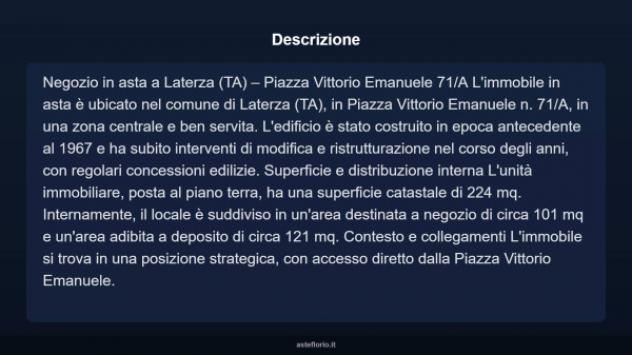 Immobile in asta di 224 m² in vendita a Laterza - Foto 4