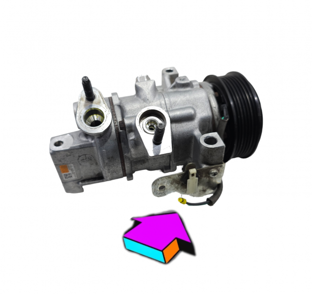 COMPRESSORE A/C FORD Puma Serie H1BH-19D629-CB Diesel 1500 (19) - Foto 6